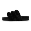 ROAM BUNNY SLIDER BLACK FAUX FUR