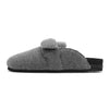 ROAM CASH LOAFER MULE CHARCOAL RECYCLED CASHMERE