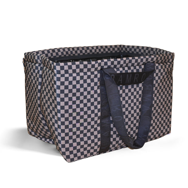 ROAM CHECKERED NEO SHOPPER TAUPE & BLACK