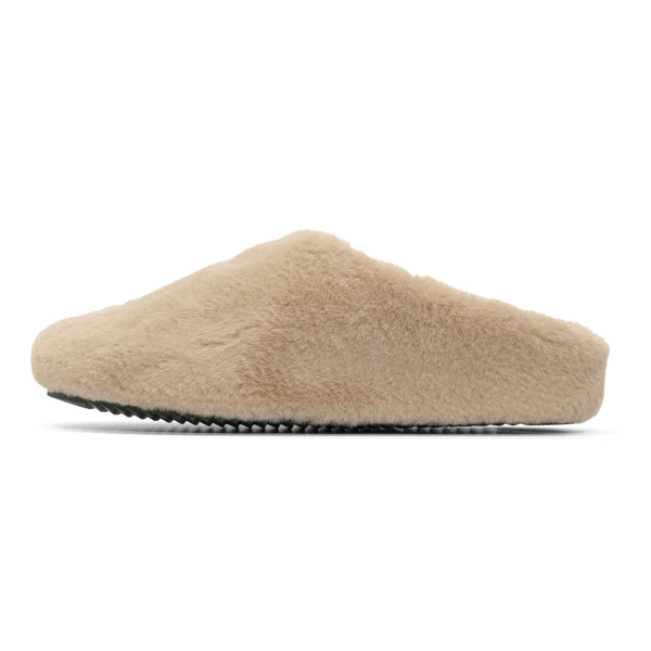 ROAM CLOUD CLOG BEIGE FAUX FUR