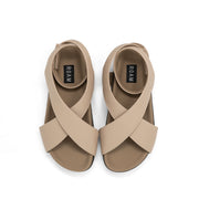 ROAM CROSSOVER SANDAL OYSTER VEGAN LEATHER