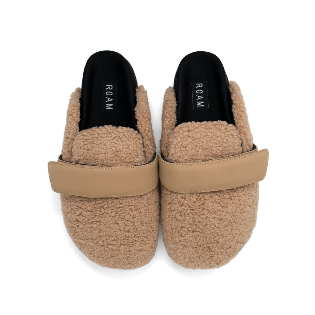 Fuzzy loafers discount