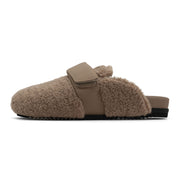 ROAM FUZZY LOAFER MULE OAT FAUX SHEARLING