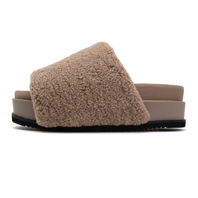 ROAM FUZZY PLATFORM OAT FAUX SHEARLING