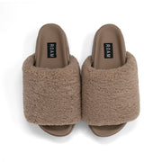 ROAM FUZZY PLATFORM OAT FAUX SHEARLING