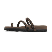 ROAM ORBIT SANDAL BLACK & TAUPE WAVY CHECK NEOPRENE