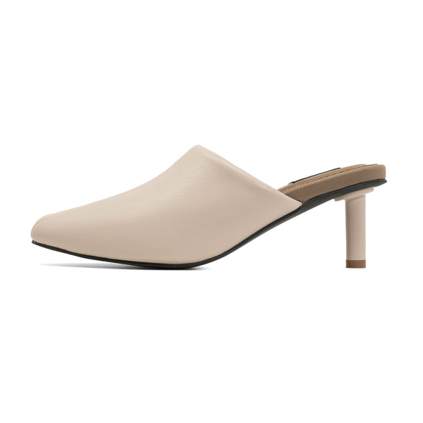 ROAM STRIPE HEEL CEMENT & CREAM VEGAN LEATHER