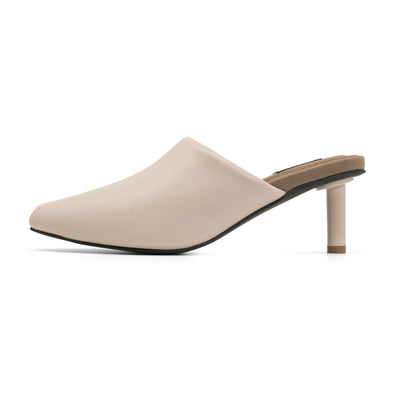 ROAM STRIPE HEEL CEMENT & CREAM VEGAN LEATHER