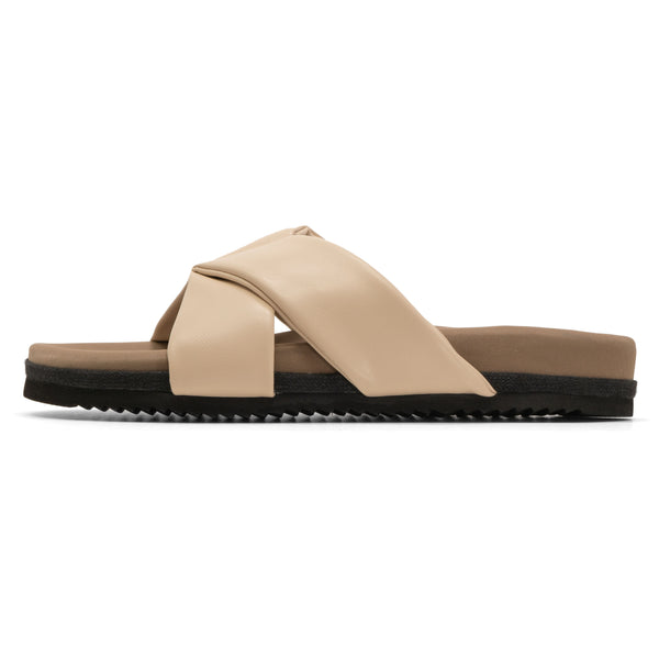 ROAM WING SANDAL CREAM VEGAN LEATHER