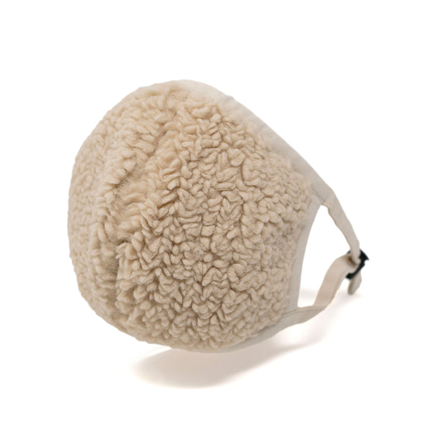 ROAM Fuzzy Mask Nude Faux Shearling